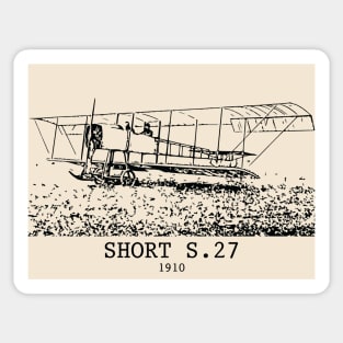 Short S.27 1910 Biplane Sticker